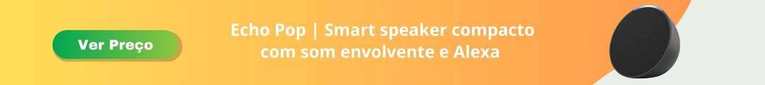 Echo Pop | Smart speaker compacto com som envolvente e Alexa 