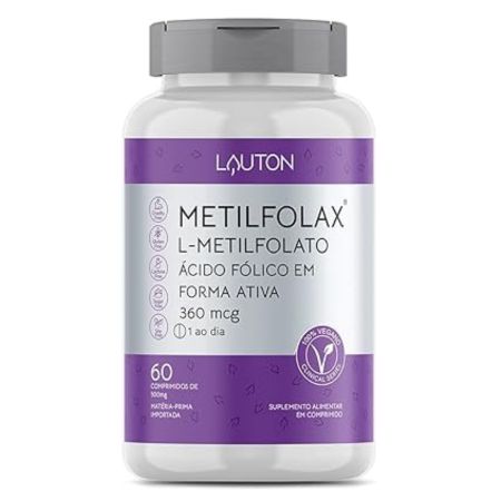 Ácido Fólico Metilfolax - Lauton