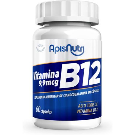 Apisnutri Suplemento de Vitamina B12, 60 Capsulas
