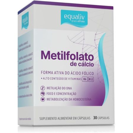 Metil Folato L-metilfolato 30 Cap's 355mcg, Equaliv Follatus