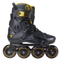 Patins Traxart Revolt Turbo Black Gold Inline Freestyle