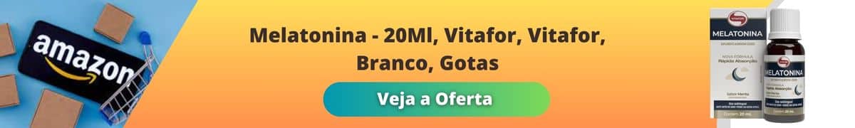 Melatonina - 20Ml, Vitafor, Vitafor, Branco, Gotas