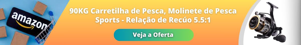 90KG Carretilha de Pesca, Molinete de Pesca Sports - Relação de Recúo 5.5:1
