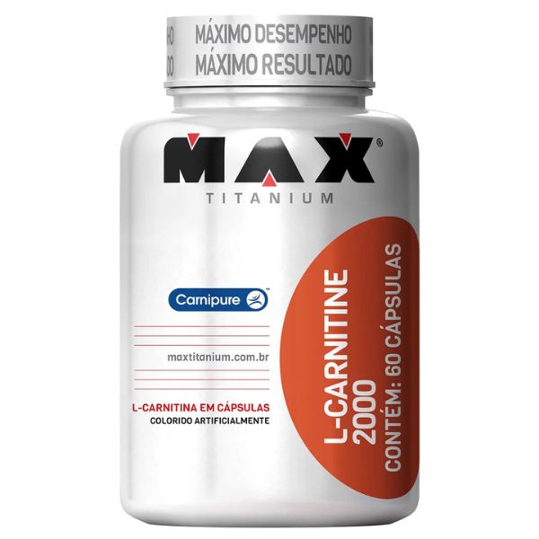 L-Carnitine 2000 60 Cáps - Max Titanium
