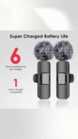 Mini Mic Pro Microfone sem fio para iPhone, iPad, Android, microfone de lapela (3)