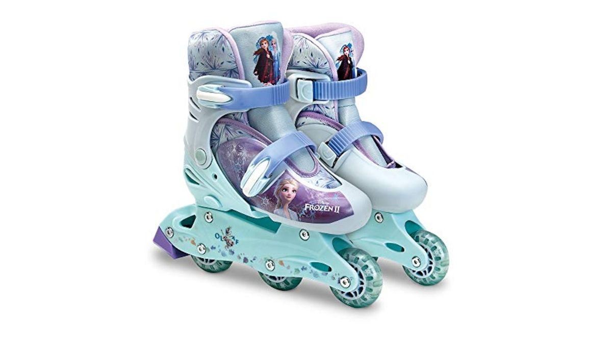 Patins 3 Rodas Frozen Ajustável com Acessórios