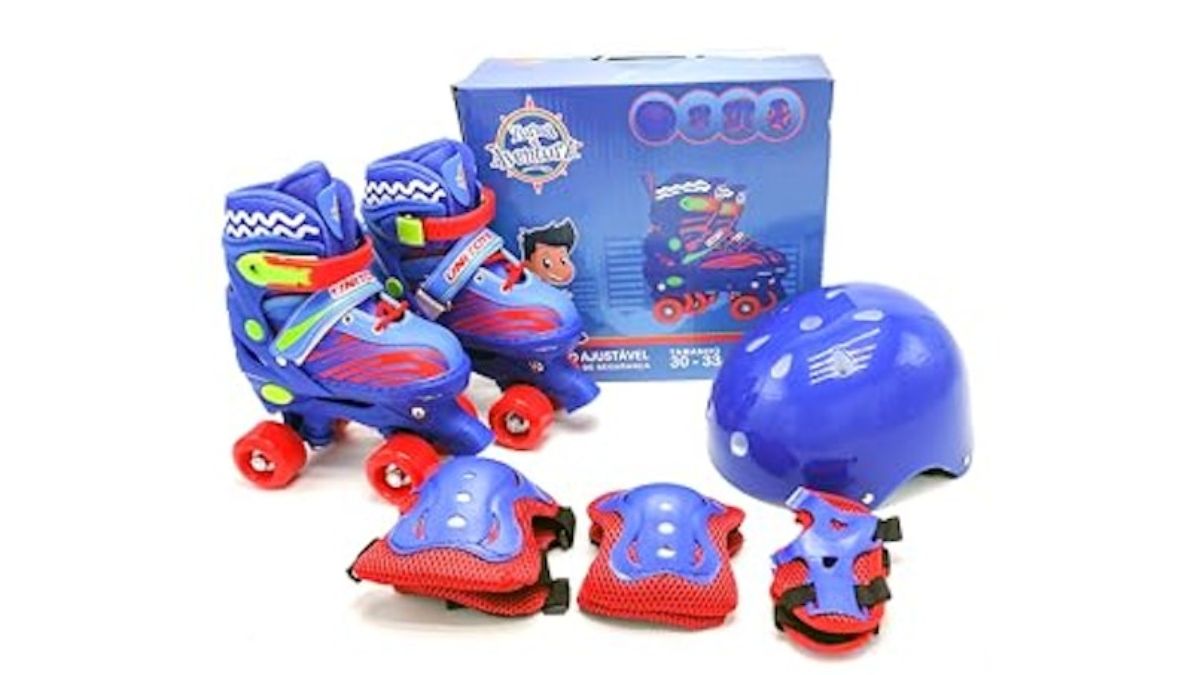 Patins Quad Kit Azul