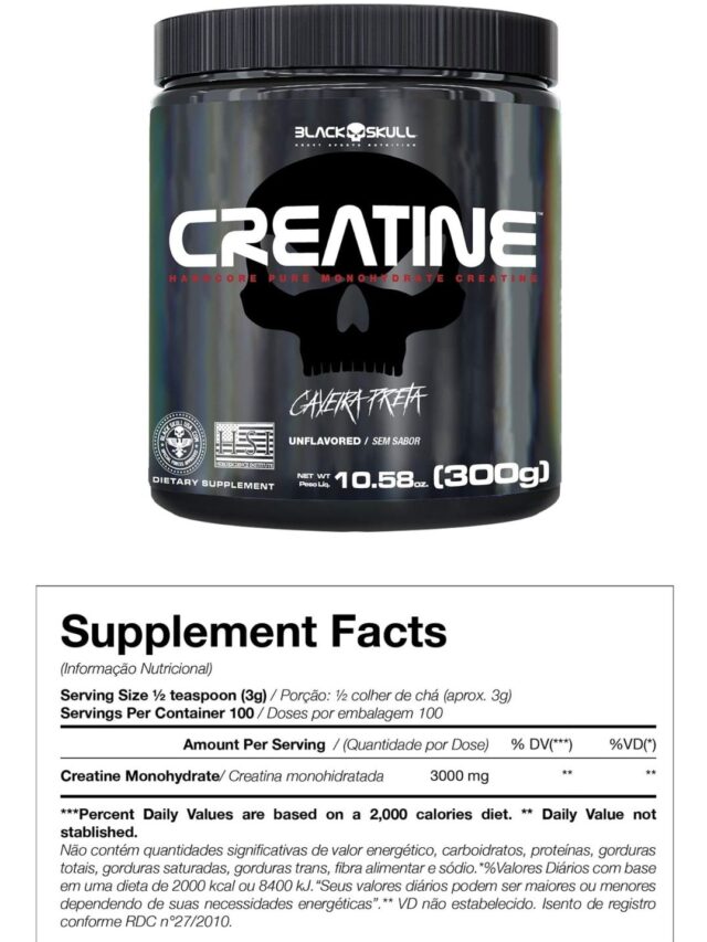 Black Skull Creatine Pure Monohydrate – 300 g