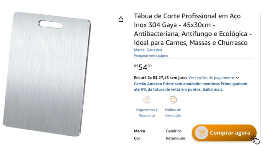 tapua de inox