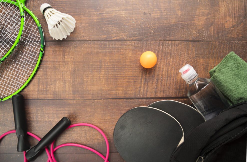 sport composition with modern elements scaled